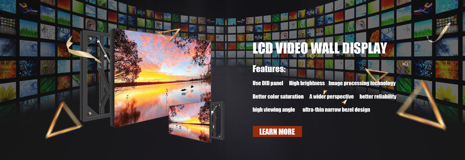 LCD Video Duvar Ekranı