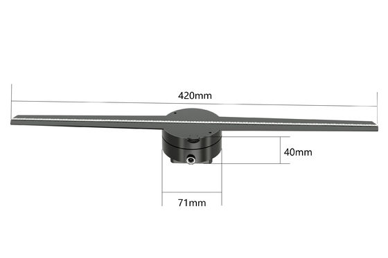 Kalite  RGB1615 Holographic Led Fan Display 56 65 85cm 8GB Support Splicing fabrika