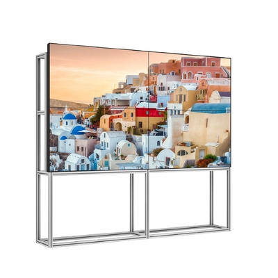 Alüminyum Çerçeveli RGB 3.5mm Serbest Standlı LCD Video Duvar Ekran Paneli
