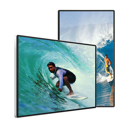 Dükkan için 450cd / M2 LCD Reklam Panosu 89 Derece Görüş Açısı Max 64G