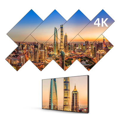 46 49 55 65in 4K İç Mekan 2x2 3x3 HD LCD Video Duvar Ekranı